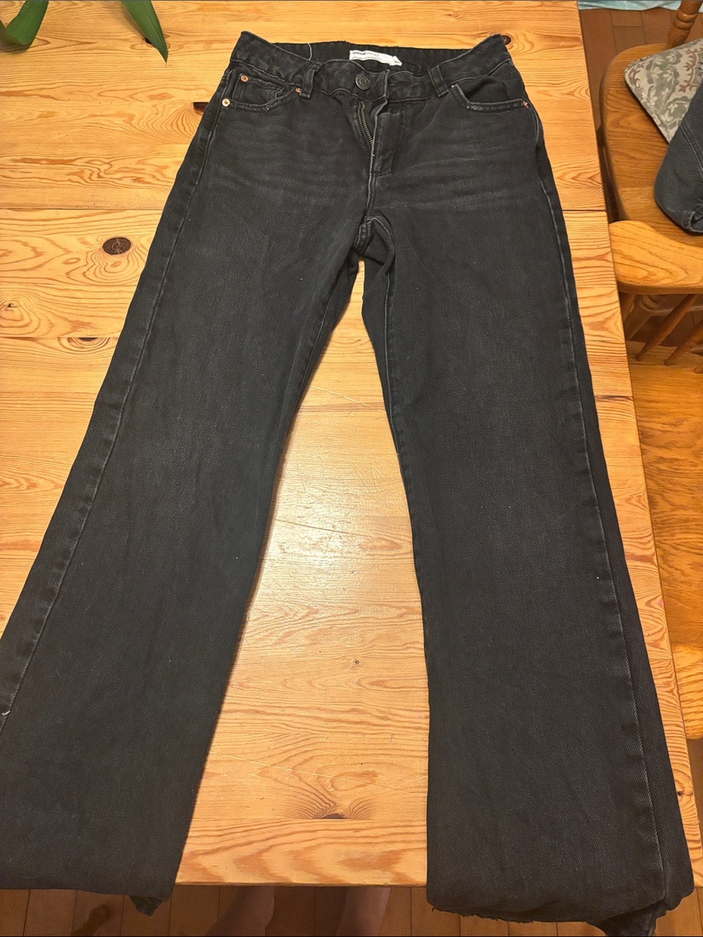 Garage Black Straight-Leg Women's Jeans